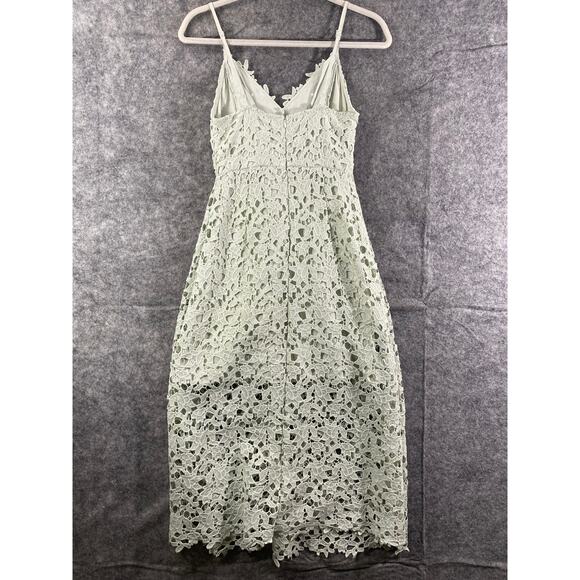 ASTR The Label Midi Dress Small Mint Green Lace A-Line Cocktail - Picture 4 of 16